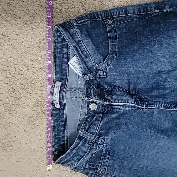 Women Lee Curvy Fit Jeans Lower on The Waist Size: 4P - Picture 9 of 9